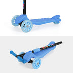 3-Wheeled Toddler Scooter for Kids Ages 2-8, Toddlers Age 3-8 Year Old Boys and Girls- Kid Three Wheel Scooters with LED Light Up Wheels, Lean to Steer, and Height Adjustable