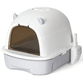 Enclosed Cat Litter Box with Lid, Large Space for Cats, Drawer Type Cat Toilet