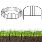 9. 5ft Decorative Garden Fence Panels No Dig Fencing, Rustproof Animal Barrier Boarder, Metal Wire Panel Border for Landscape Patio Yard Outdoor Decor