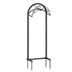 Freestanding Garden Hose Holder - Heavy Duty Metal Water Hose Stand with 4 Spikes - Detachable Hose Storage for Yard & Pool - Holds up to 150ft