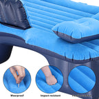 Inflatable Car Air Mattress - Portable Camping Bed for Back Seat - Universal SUV Travel Bed with 2 Pillows & Foot Pier Support