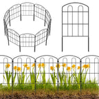 Decorative Garden Fence - Metal Rustproof Wire Border Sections