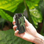 Waterproof Dual Arc Plasma Lighter, USB Rechargeable Windproof Electric Lighter for Camping, Survival, and Outdoor Hiking, Camo,