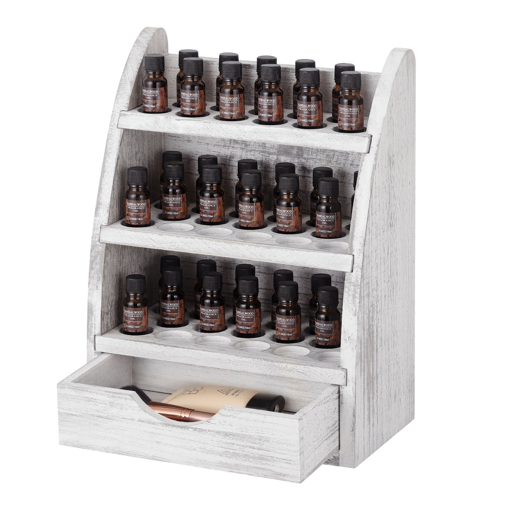 45 Slot Essential Oils Storage Rack Nail Polish Display for 10/15/20/30ml Bottle