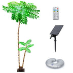 Lighted Palm Tree, LED Artificial Trees Lights Christmas Trees Lights for Decorations Decor, Indoor Outside Patio, Outdoor Christmas Decorations Patio Yard Pool Tropical Party