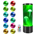 Jellyfish Lamp - Color Changing Artificial Fish Tank w/ Remote, USB/Battery Powered