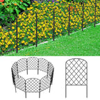 Arched Decorative Garden Fence - Metal Animal Barrier Edging Panels