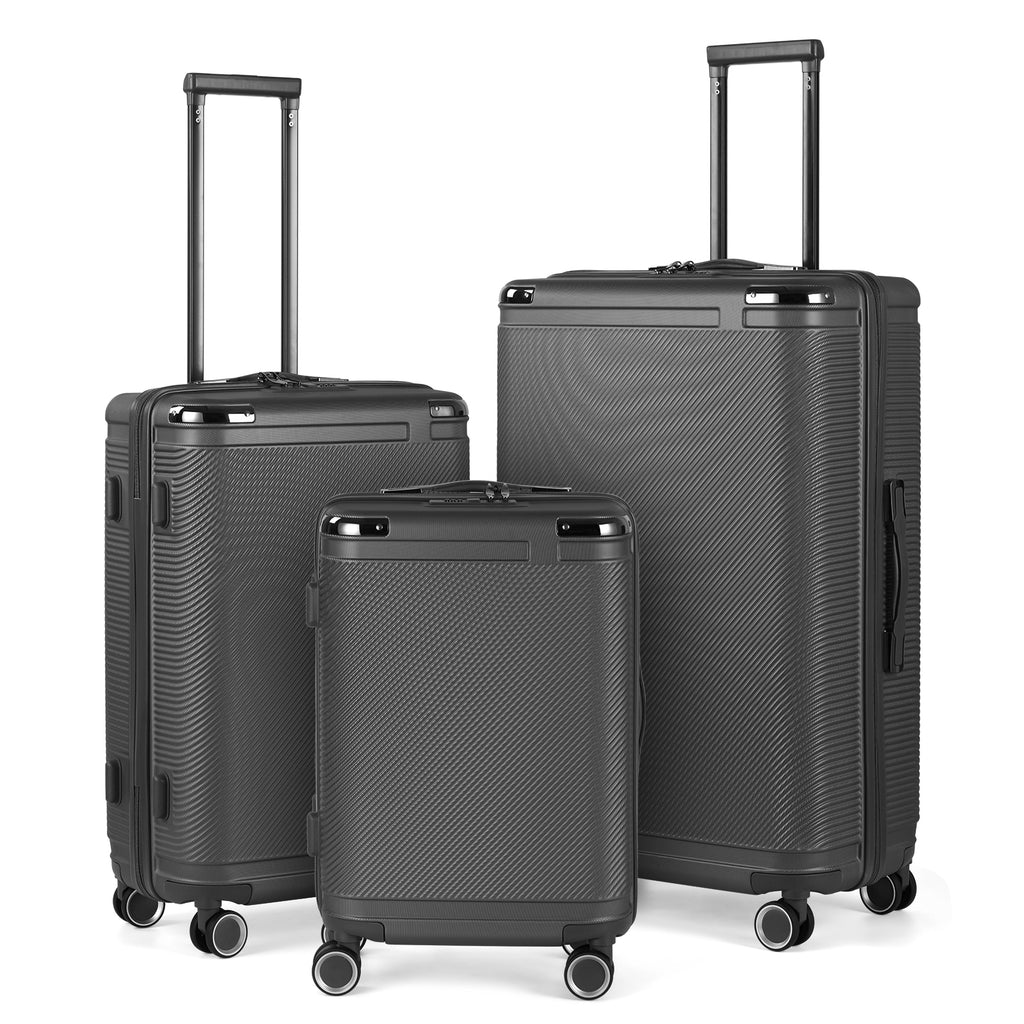 3PCS Luggage Set Suitcase w/TSA Lock Wheel Durable Spinner Hardshell Lightweight
