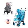 Universal Stroller All-Weather Protection Set, Clear Waterproof Windproof Shield and Breathable Bug Netting for Travel Comfort