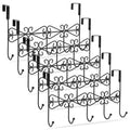 5-Pack Chinese Knot Door Hooks - Over The Door Hanging Organizer for Towels, Keys & Clothes, Space-Saving Wall Mount Rack for Bedroom & Living Room