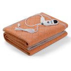1 Pc Single Electric Blanket (74X51 In), 9 Heat Settings, 1/2/4/6 Hours Intelligent Timer, Machine Washable, Easy To Store, Home Use Warm Heating Blanket, Safe Heating Pad, Winter Heating Tool, Suitable For Bedroom, Dormitory, Winter Use