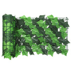 40-Pack Synthetic Sweet Potato Leaf Privacy Screen Panels, 12.6" x 16.5" Expandable Faux Greenery Wall Decor for Outdoor Garden, Balcony, and Patio