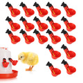 20 Pack Chicken Water Cup, Poultry Waterer, Automatic Chicken Feeder and Waterer, Chicken Water Feeder Suitable for Chicks, Ducks, Geese, Turkeys and Bunny Rabbit