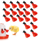 20 Pack Chicken Water Cup, Poultry Waterer, Automatic Chicken Feeder and Waterer, Chicken Water Feeder Suitable for Chicks, Ducks, Geese, Turkeys and Bunny Rabbit