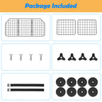 Road-Ready Pro Dog Barrier | Universal Adjustable Wire Mesh Safety Guard for SUVs & Trucks