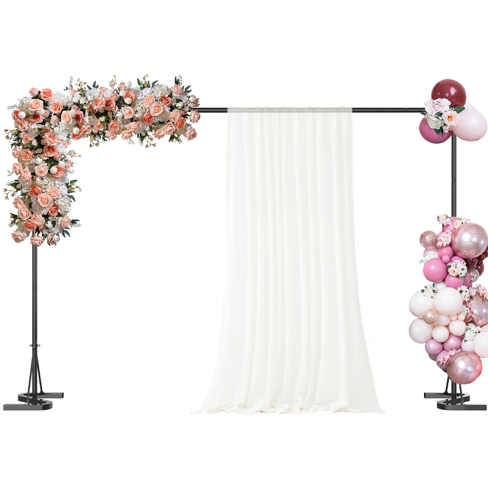 10-Foot Background Support Frame in Black Finish