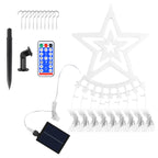 Solar Pathway Lights Bulbs Solar Garden Stake Lights with 8 Lighting Modes for Lawn Patio Yard Walkway (Multicolored)