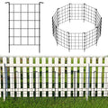 28 pieces garden fence, rust proof metal fence, farmland fence, small animal barrier, animal fence, used for garden decoration, park small animal barrier protection, vegetation protection