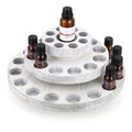 Three layer 360 degree rotating essential oil rack - nail polish rotating rack. Cosmetics display rack, nail polish display rack, 36 slots. Suitable for 5ml-100ml bottles