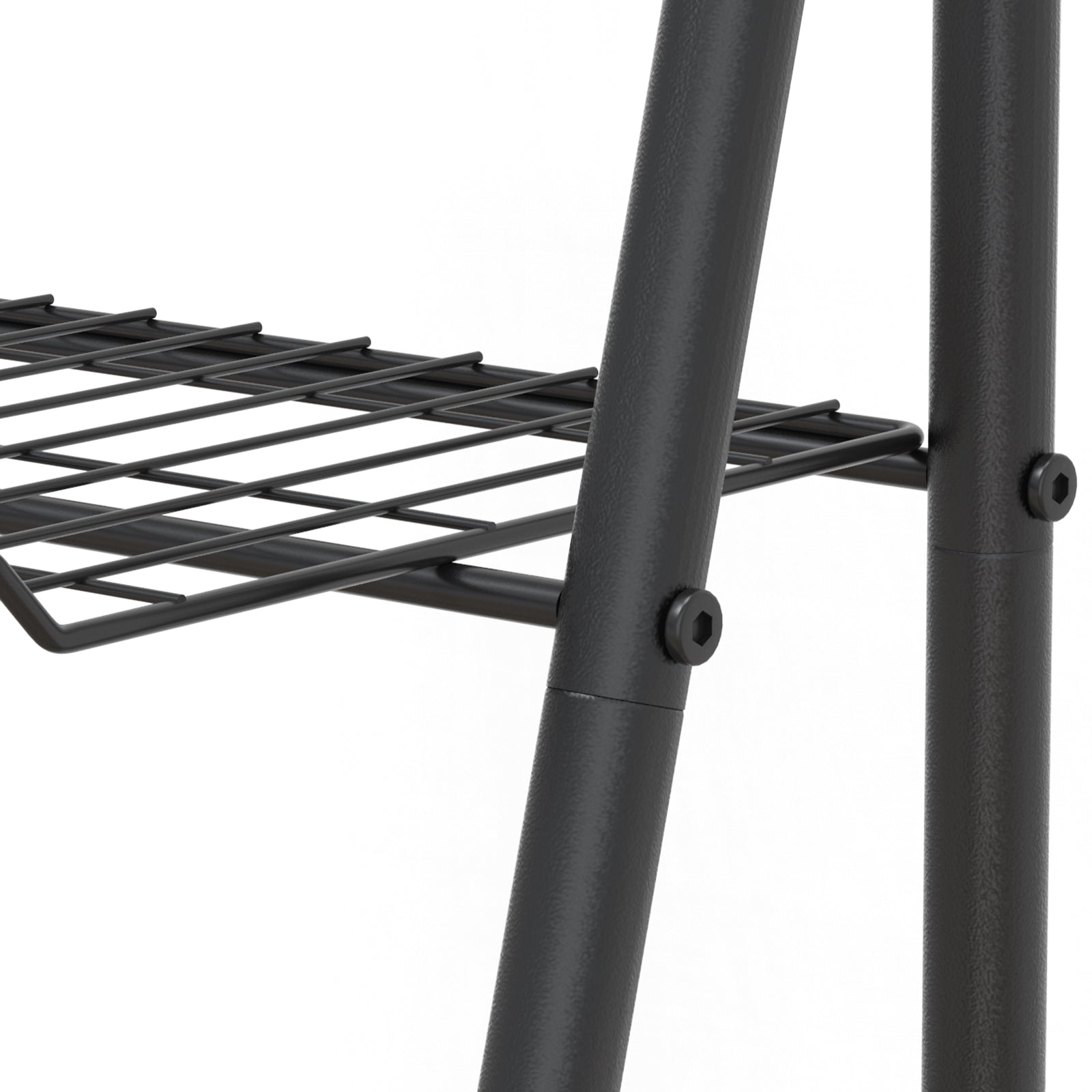 4-Tier Metal Ladder Plant Stand - Decorative Indoor/Outdoor Flower Holder & Display Shelf for Succulents