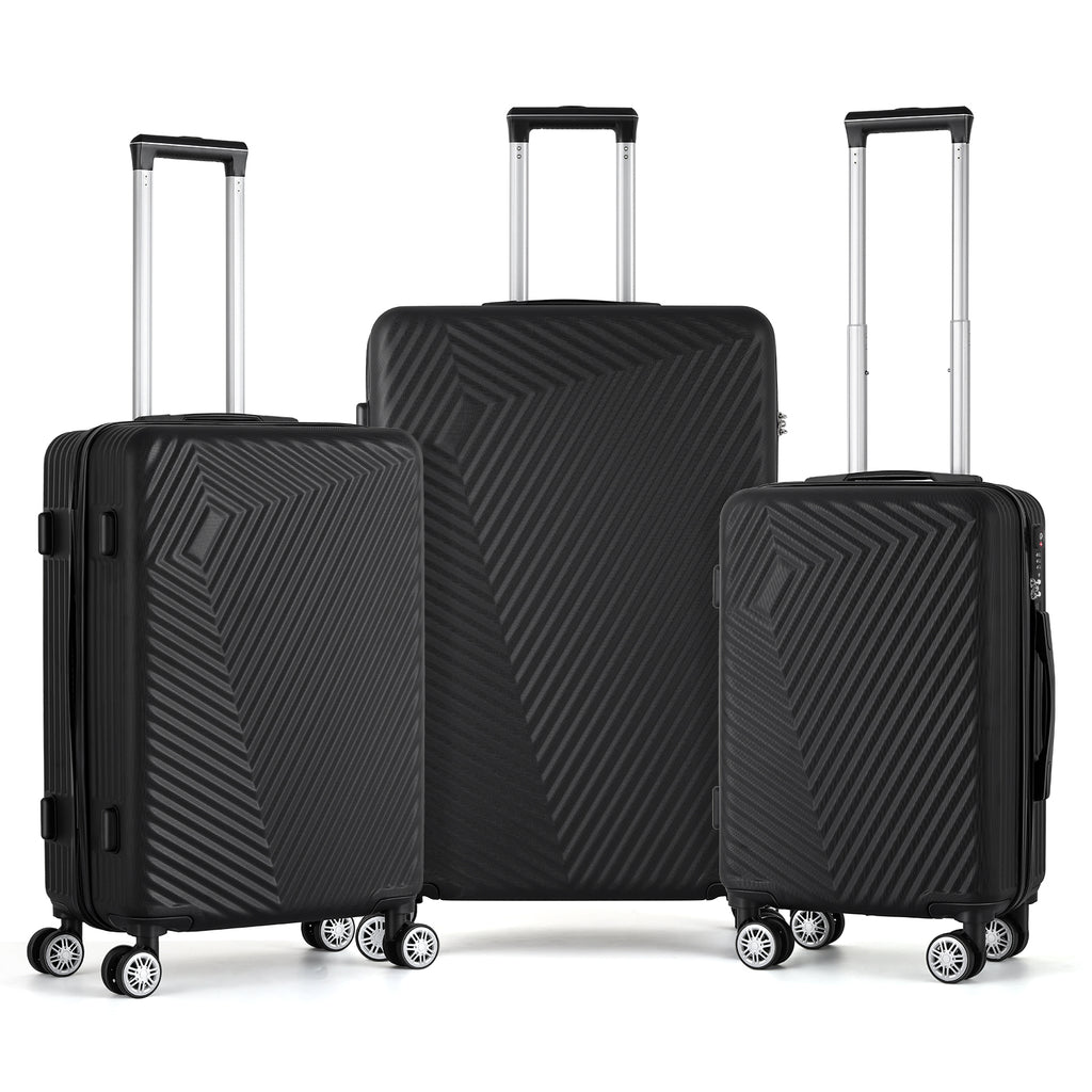 Set of 3 Suitcase Luggage Set Hardshell Travel Bag Trolley Suitcase TSA Lock