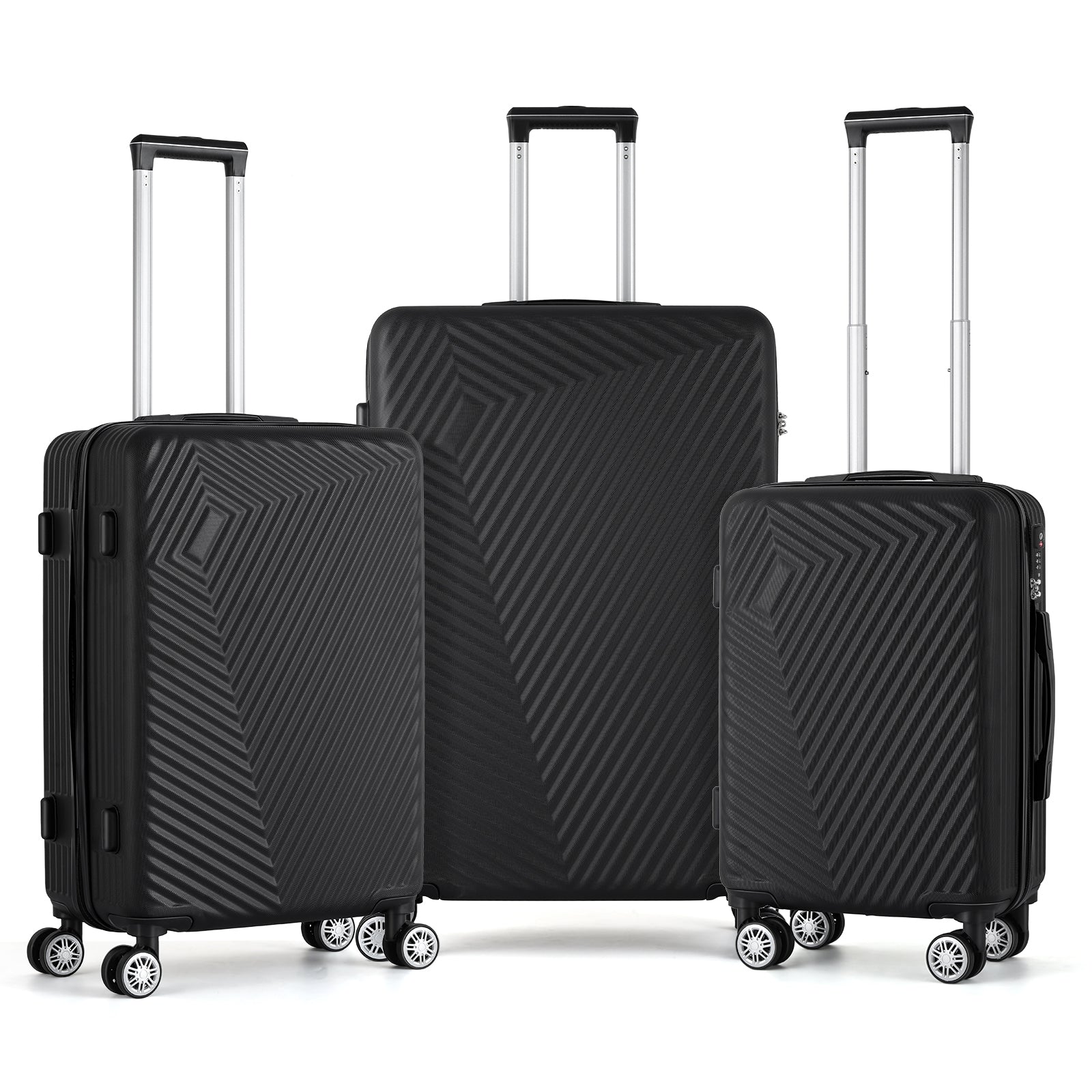 Set of 3 Suitcase Luggage Set Hardshell Travel Bag Trolley Suitcase TSA Lock