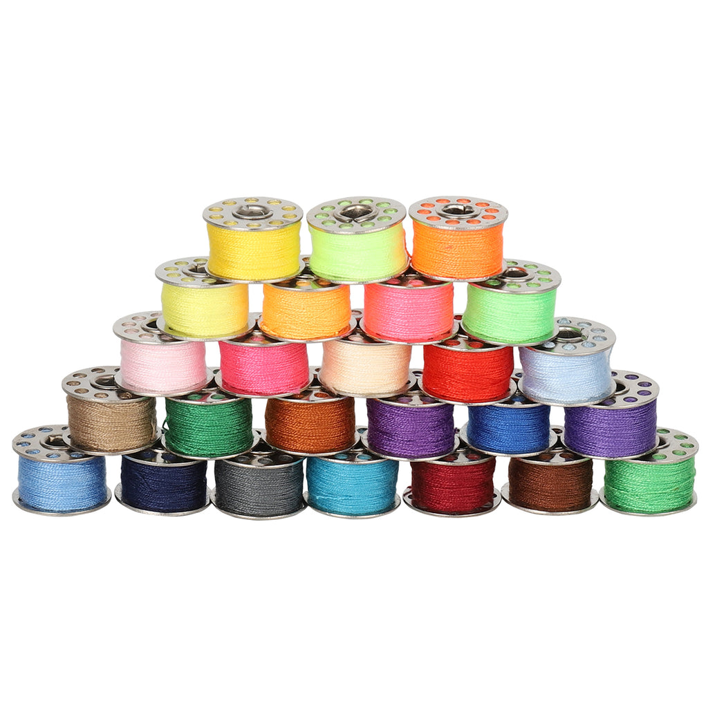 12 Colour Sewing Thread Set, 27.5 Yard Thread Set and 33 Yard Spool Spool Including 16 Spools and Set Ruler Needle Sewing Machine Needle Sewing Needle Sewing Thread