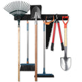Garden Tool Organizer Wall Mount Garage Storage Rack 7Pcs, Heavy Duty Garage Organization System for Shovels, Ladders, Chairs, Trimmers, Hoses