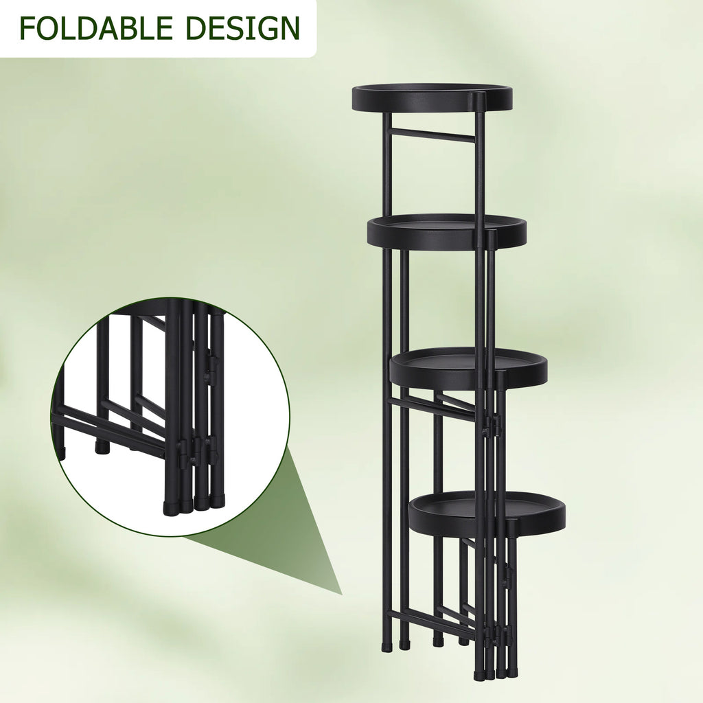 Multi-Tier Metal Plant Stand Set (3-Layer & 4-Layer)