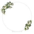 6.6ft Wreath Stand, Photographic Background Stand, Metal Circle Balloon Arch Kit, Suitable for Wedding, Party Background Decoration, Birthday Anniversary, Bridal Decoration, Gold, White