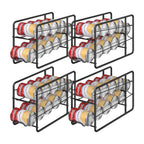 Heavy-Duty Stackable Can Storage Rack | Space-Saving Kitchen Cabinet Organizer (Set of 4)