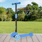 3-Wheeled Toddler Scooter for Kids Ages 2-8, Toddlers Age 3-8 Year Old Boys and Girls- Kid Three Wheel Scooters with LED Light Up Wheels, Lean to Steer, and Height Adjustable