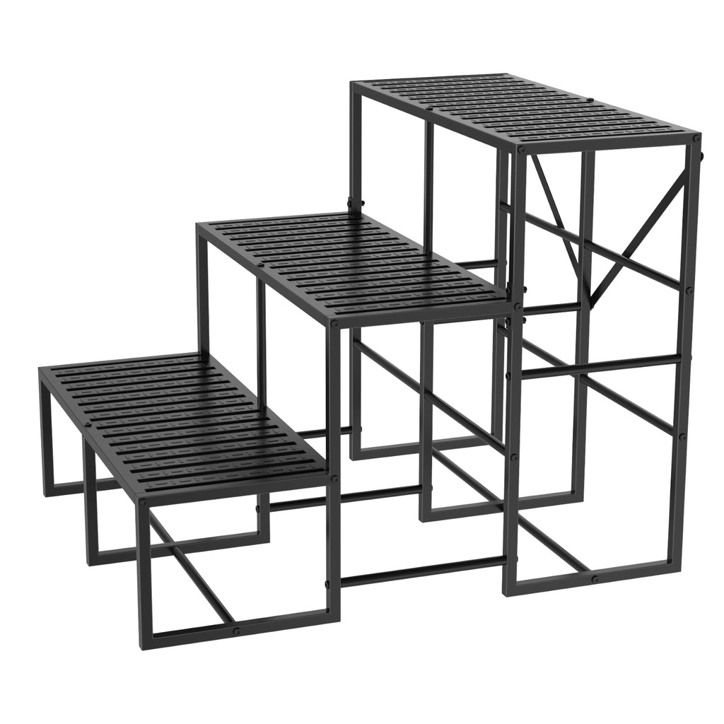 3 Steps RV Stairs - Non-Slip Hot Tub Steps & Portable Outdoor Ladder for Pool, Mobile Home, Campers