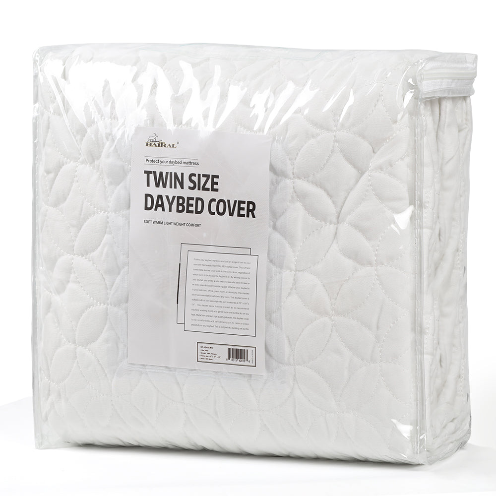 Versatile White Slipcover for Sofas and Beds - Essential Home Linen