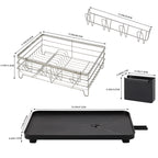 Metal Horizontal Handrail Deck Railing, Metal Porch Railing Guard Rail Kit With Balusters, Outdoor Wrought Iron Flat Railing Kit Indoor Metal Railings Railing Post For Deck, Porch, And Balcony, Black