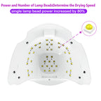 LED NAIL LAMP 90W- FASTER DRYING YOUR NAILS AND SAVE YOU MORE TIME! FOR HOME AND SOLON USE
