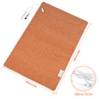 1 Pc Single Electric Blanket (74X51 In), 9 Heat Settings, 1/2/4/6 Hours Intelligent Timer, Machine Washable, Easy To Store, Home Use Warm Heating Blanket, Safe Heating Pad, Winter Heating Tool, Suitable For Bedroom, Dormitory, Winter Use