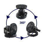 2-in-1 Portable Camping Fan with LED Lantern, Hanging Tent Fan with Emergency Light, Hurricane Survival Kit