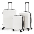 Trolley Case 3-Piece Hardside Lightweight Spinner Luggage Bag Set with TSA Lock