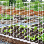 4'x50' White Plastic Safety Mesh Fencing - Heavy Duty Temporary Fence for Construction & Garden Barrier