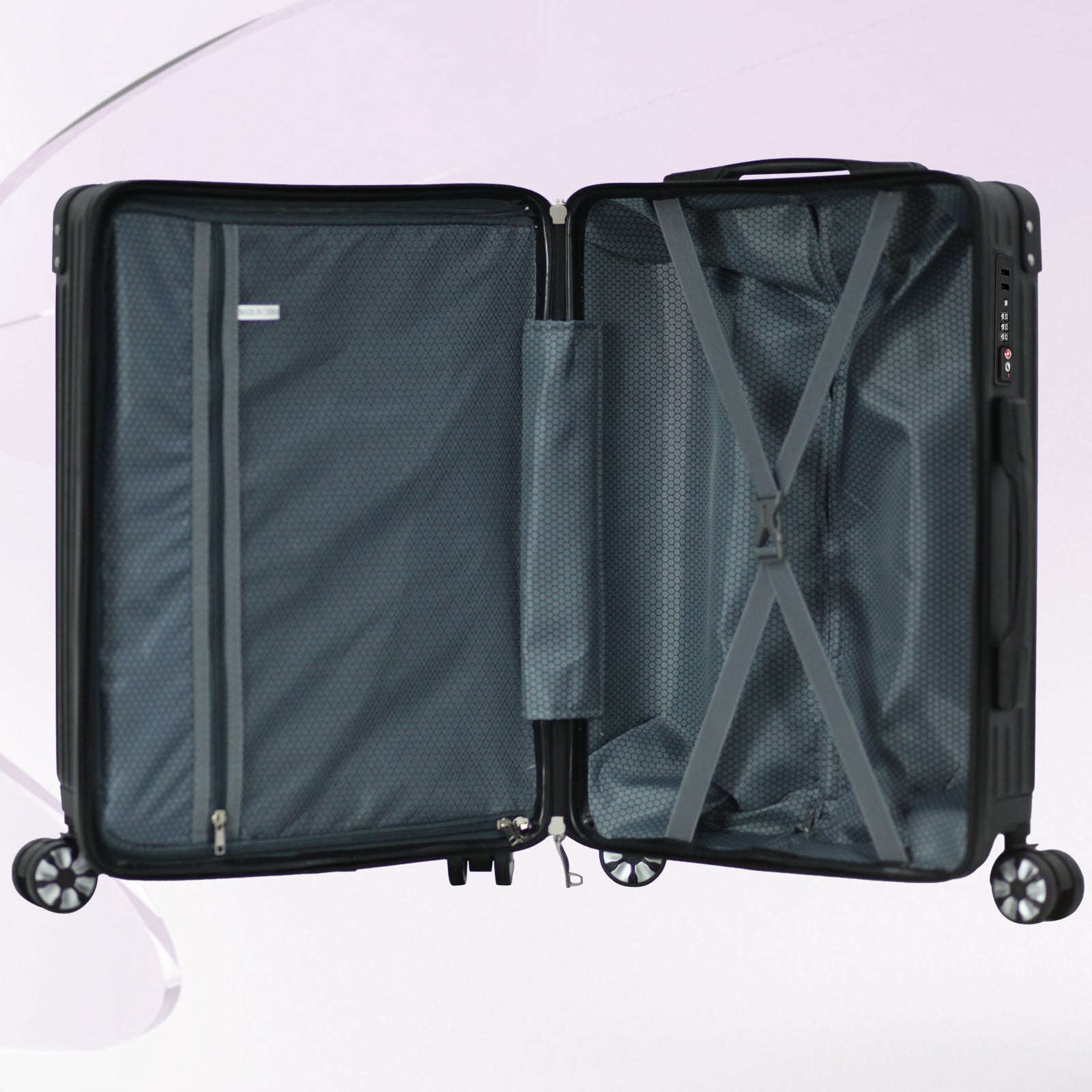 3 Piece Sets Suitcase Luggage set Spinner Carry on
