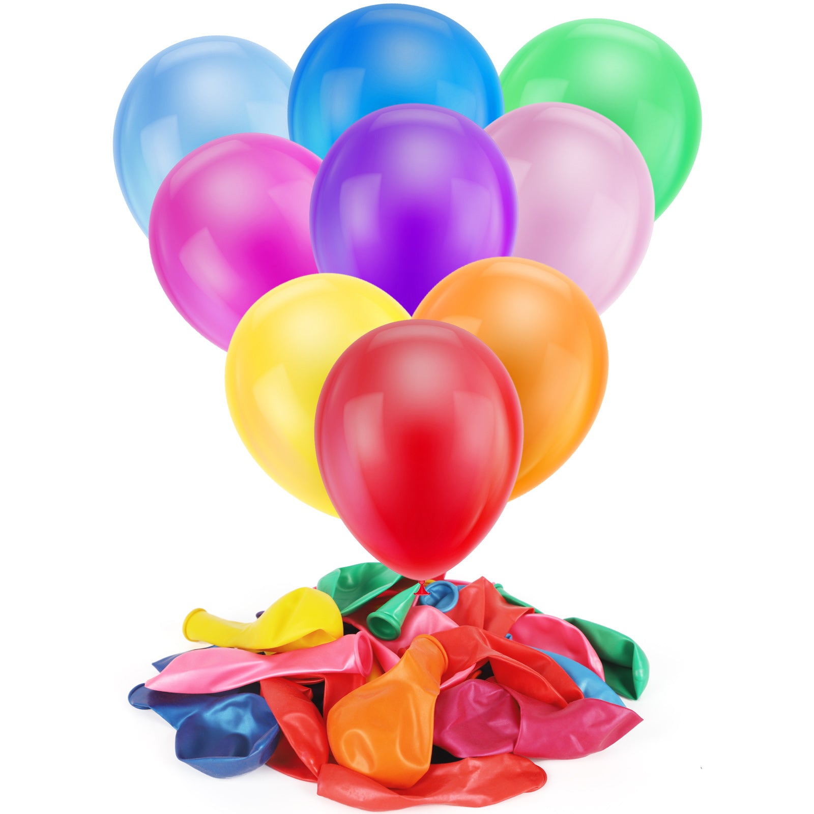 100pcs Colorful Latex Balloon 10 inch Wedding Birthday Bachelorette Party Decor
