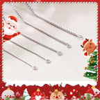Elegant 925 Sterling Silver 1mm Rope Chain Necklace for Women, Dainty Italian Style Jewelry with Easy-to-Use Clasp and Polishing Cloth, Multiple Lengths Available