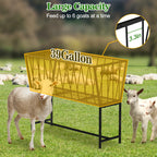 Heavy-Duty Metal Goats & Sheep Hay Feeder with Stand
