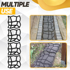 Walk Path Maker Unique Stone Mold for Paving Concrete Pavement Stepping Stones Garden Walkway