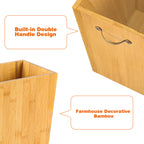 Compact 7.5 Liter Waste Bin with Integrated Carrying Handles, Versatile Household Garbage Container for Workspace or Home Use