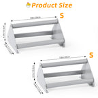 2 Pack Small Chick Perch Stand, Grey Roosting Bar for Baby Chicks & Birds, Easy-Assemble Jungle Gym Toy for Brooder, Coop, Indoor/Outdoor Use