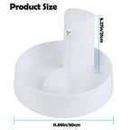 1.5L Cat Fountain LED Pet Water Fountain Ultra Quiet Automatic Pet Water Dispenser with Adjustable Water Flow and Activated Carbon Filter for Dogs, Cats, Birds and Small Animals  White