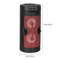 Wireless Bluetooth Karaoke Speaker - Red Dual-Speaker System with Microphone