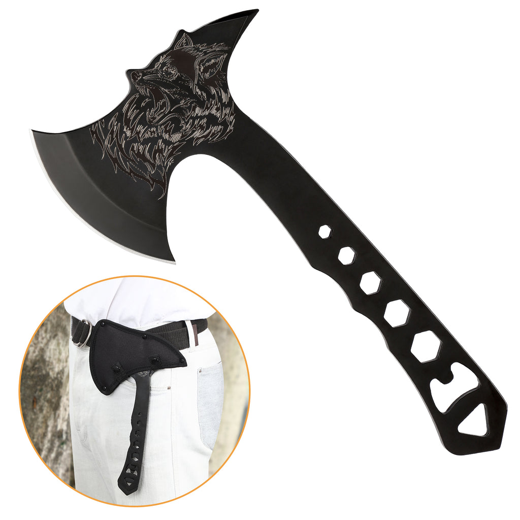 Precision Strike 3-Pack Throwing Axe & Tomahawk Set | 10" Competition-Grade Throwing Hatchets with Integrated Bottle Opener